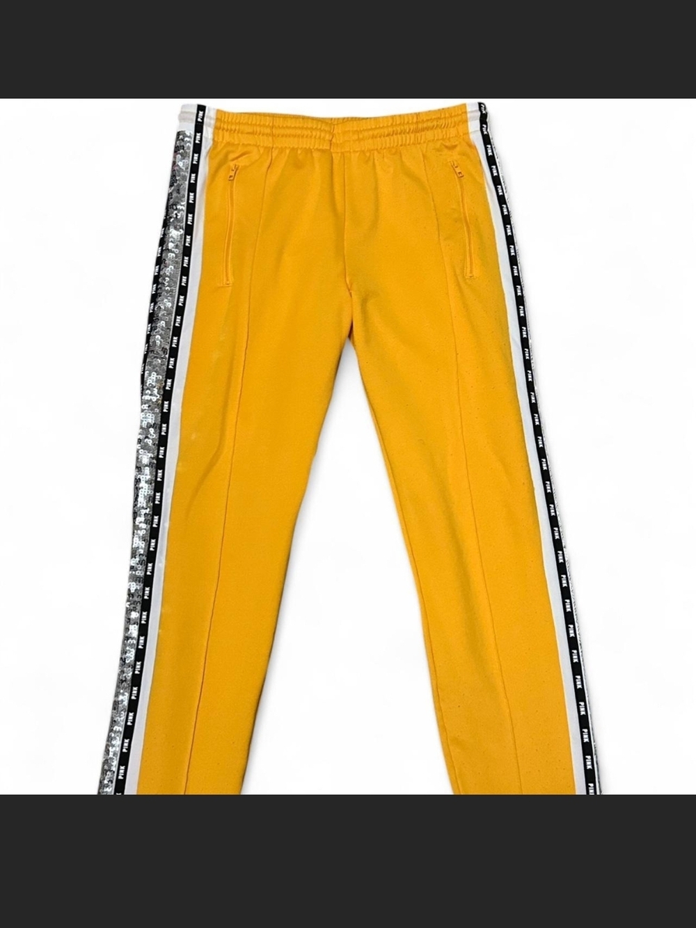 Mustard Yellow Pink Bling Vs Joggers